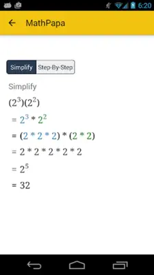 MathPapa android App screenshot 0